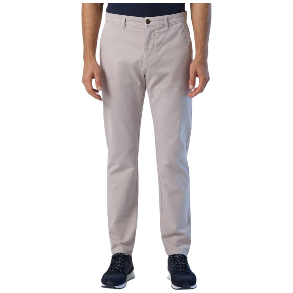 North Sails pantalone chino grigio slim fit Defender 673071