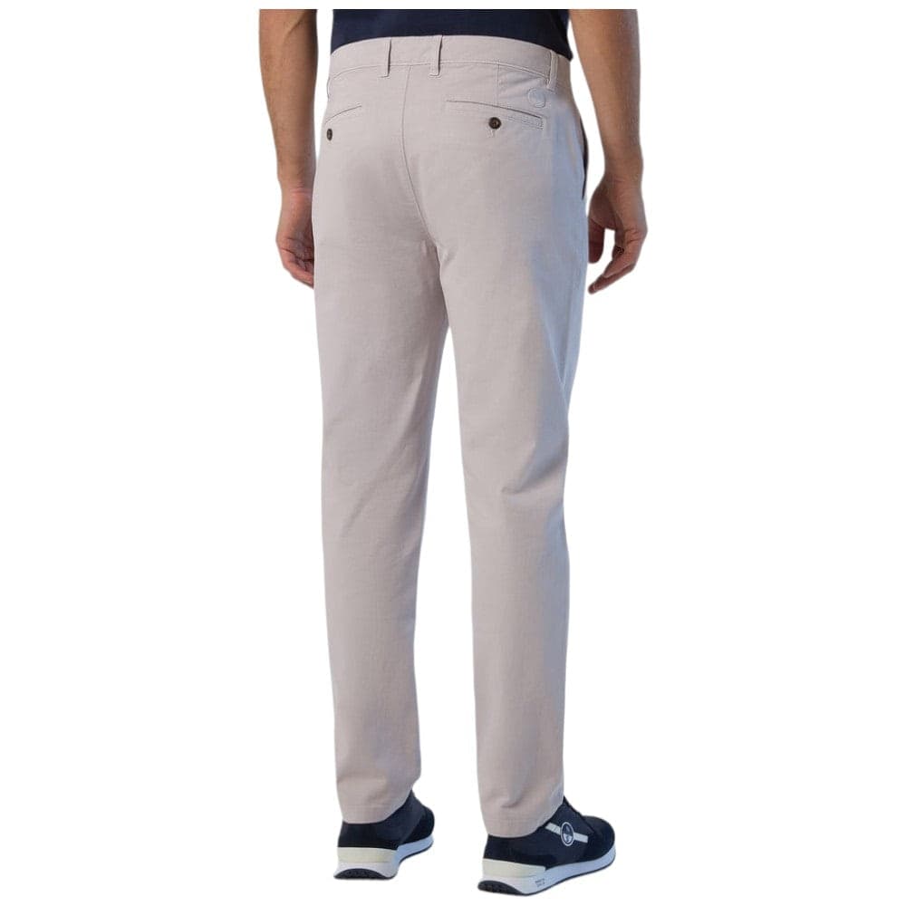 North Sails pantalone chino grigio slim fit Defender 673071 - 2