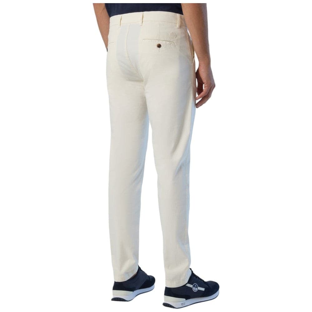 North Sails pantalone chino panna slim fit Defender 673071 - 2