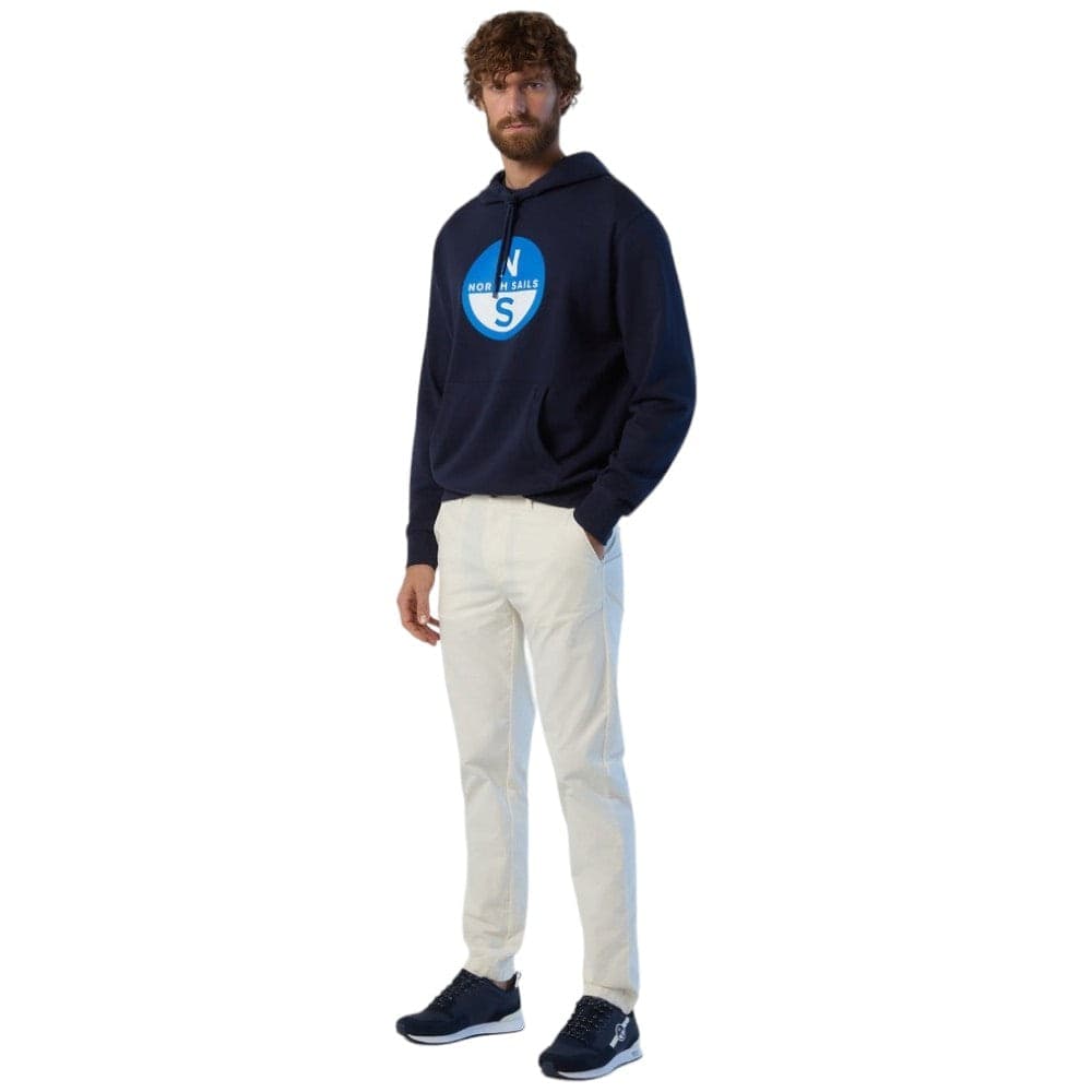 North Sails pantalone chino panna slim fit Defender 673071 - 4