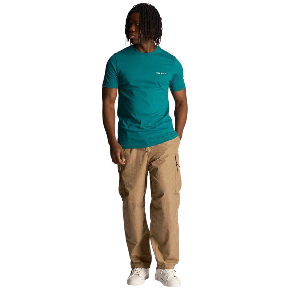 Lyle & Scott t-shirt court green TS2007V - 2