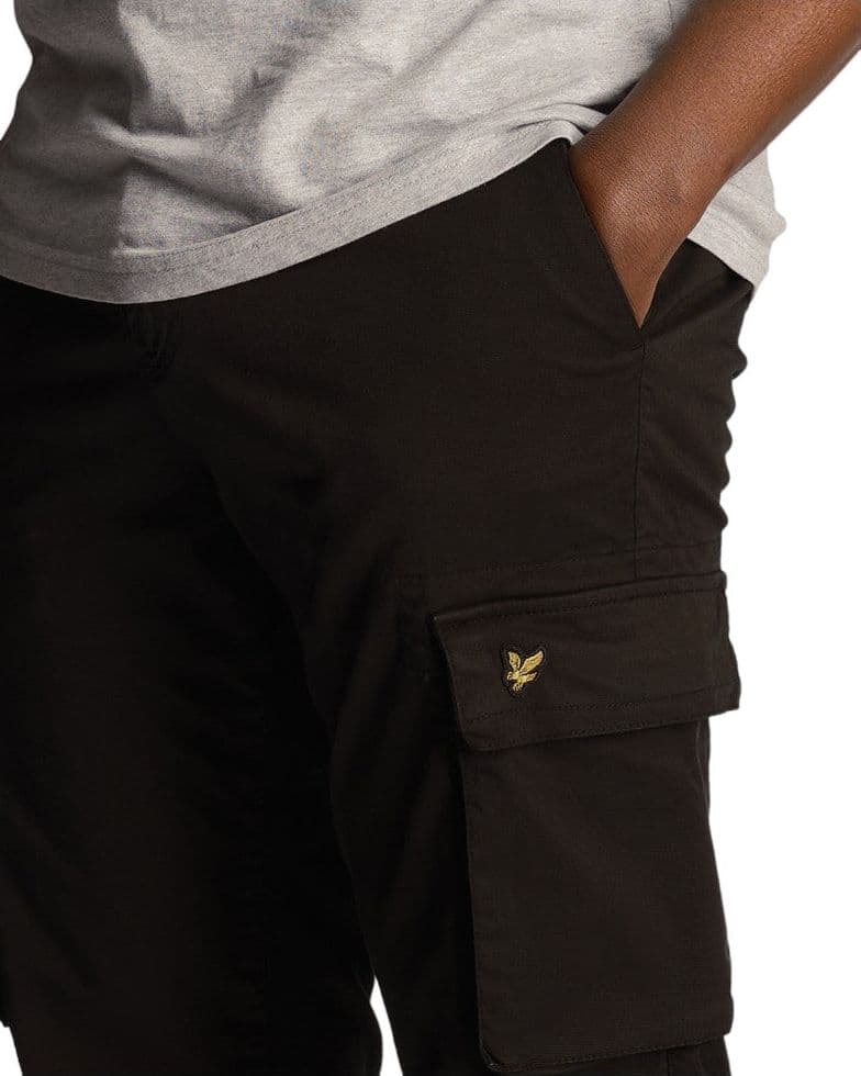 Lyle & Scott pantalone cargo nero TR1801ITA - 4