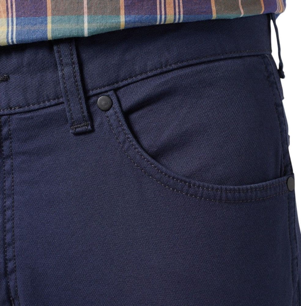Wrangker pantalone blu navy Greensboro regular straight 112350802 - 2
