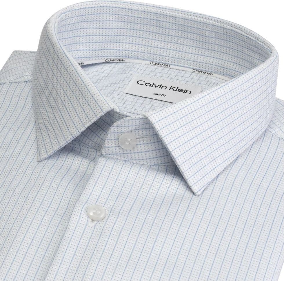 Calvin Klein camicia bianca fantasia K10K112316 - 2