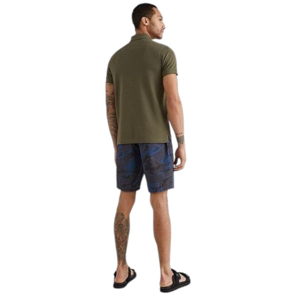 Polo Tommy Hilfiger Uomo Verde Militare Slim Fit Flex Biologico - 3