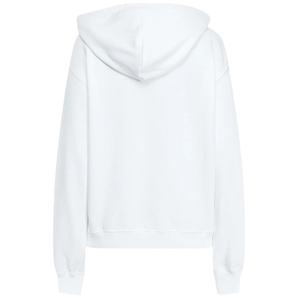 Tommy Hilfiger felpa cappuccio bianca WW0WW41042 - 2