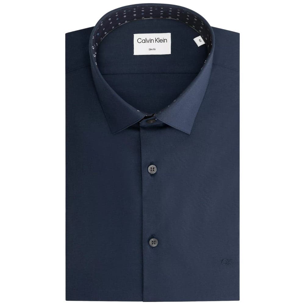 Calvin Klein camicia slim fit blu K10K112744
