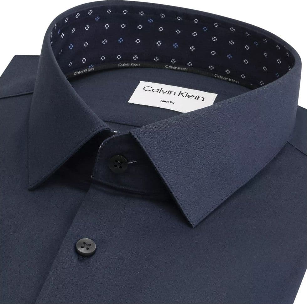 Calvin Klein camicia slim fit blu K10K112744 - 2