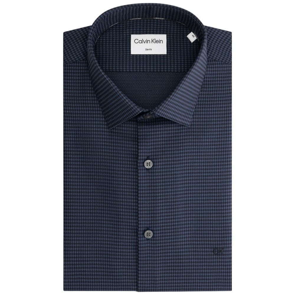Calvin Klein camicia blu K10K112314 CHW - 4