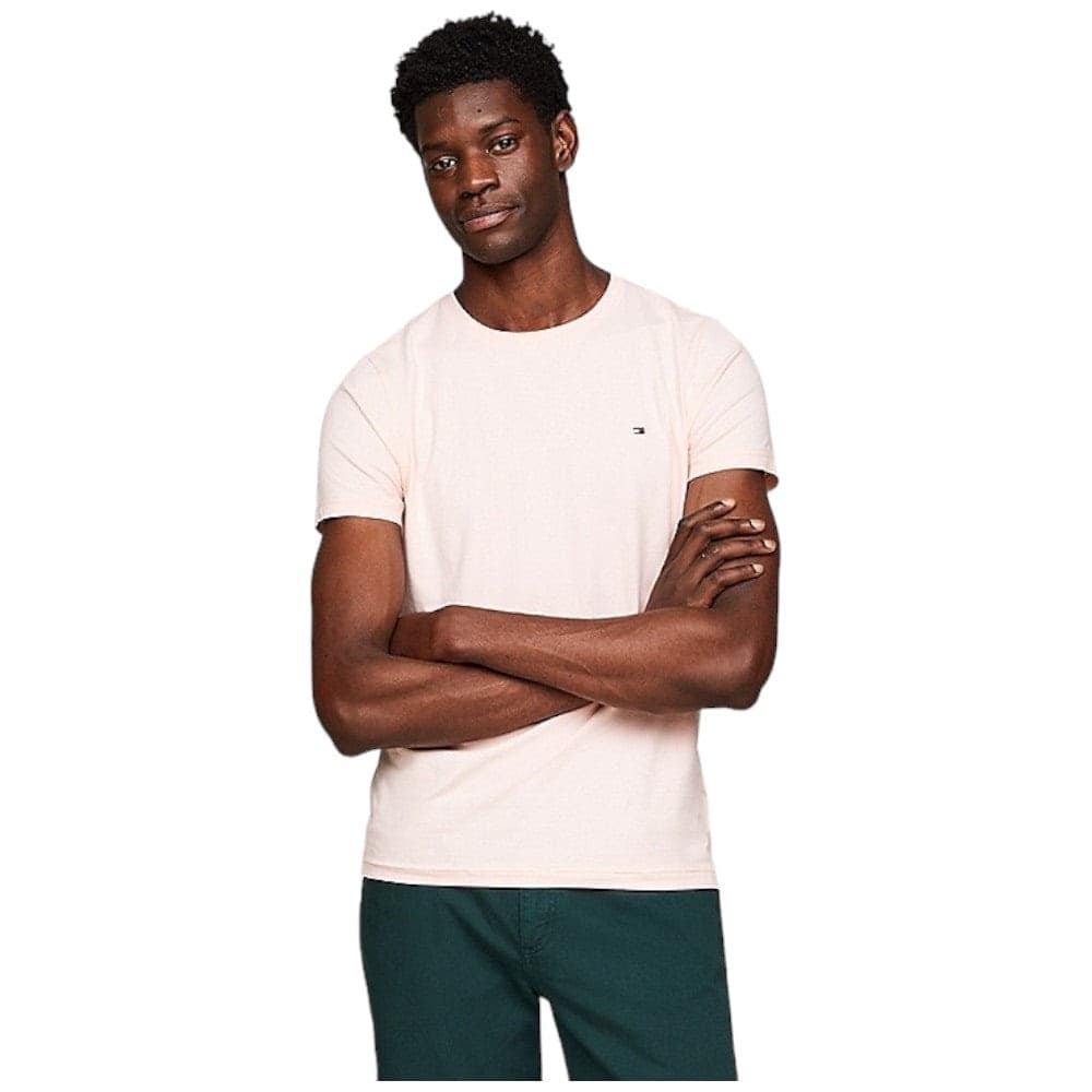 Tommy Hilfiger t-shirt rosa logo piccolo MW0MW10800 - 2