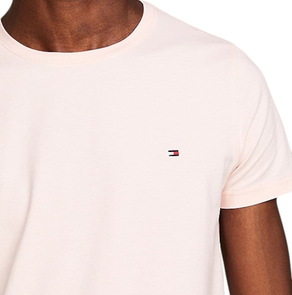 Tommy Hilfiger t-shirt rosa logo piccolo MW0MW10800 - 3