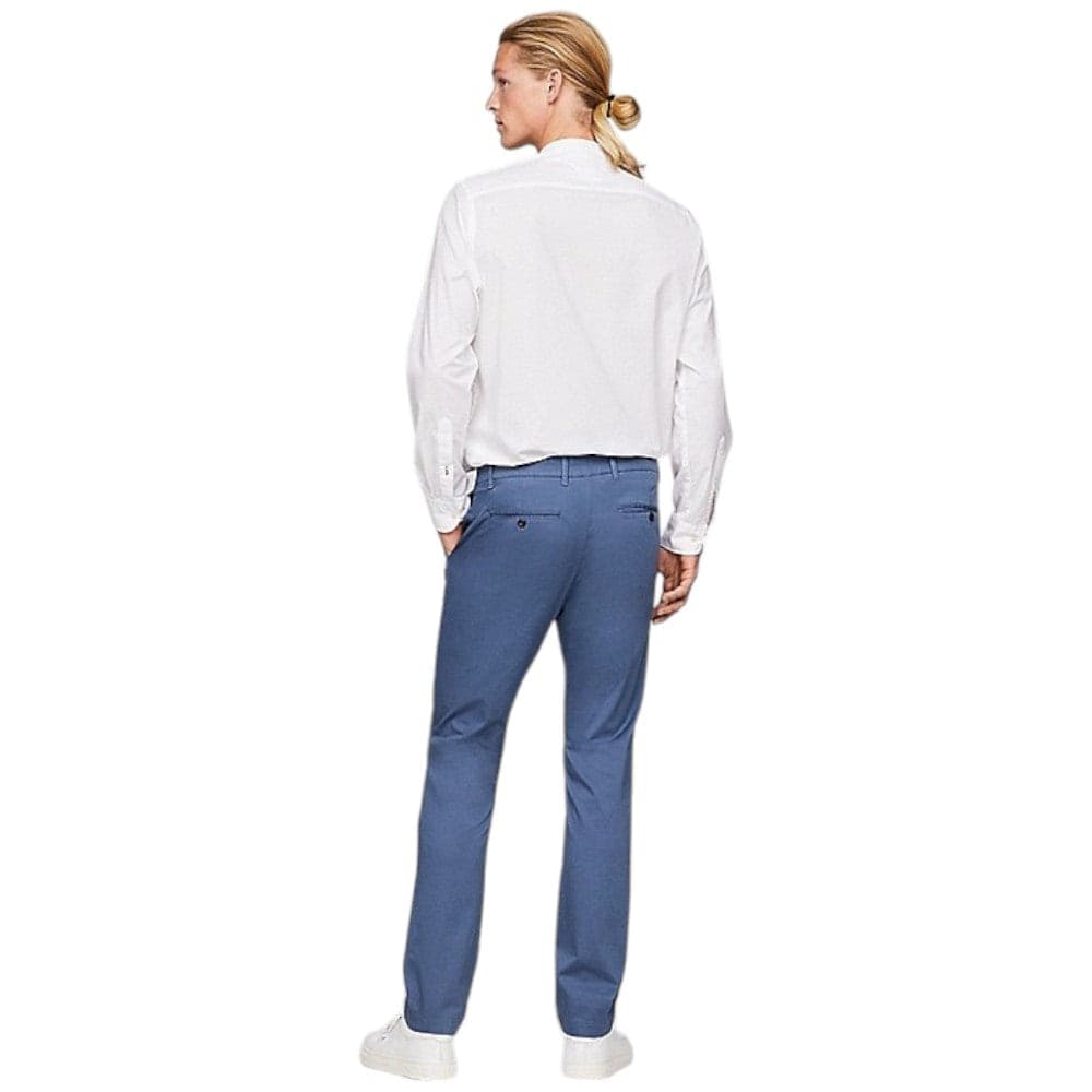 Tommy Hilfiger pantalone chino blu avion Bleecker MW0MW33937 - 3