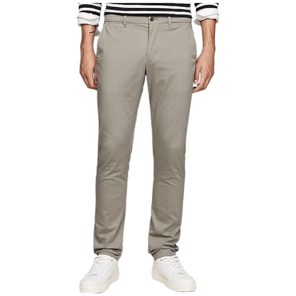 Tommy Hilfiger pantalone chino grigio Bleecker MW0MW33937 - 7