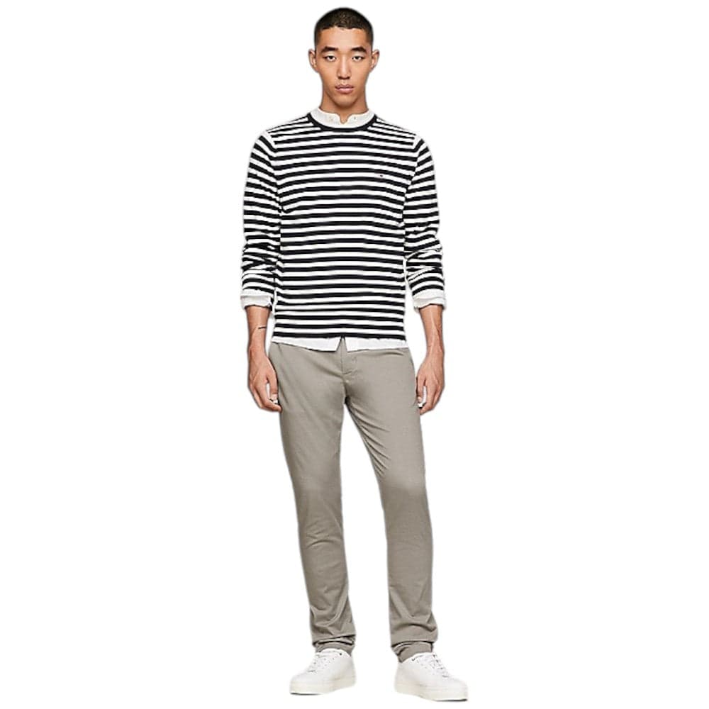 Tommy Hilfiger pantalone chino grigio Bleecker MW0MW33937 - 2