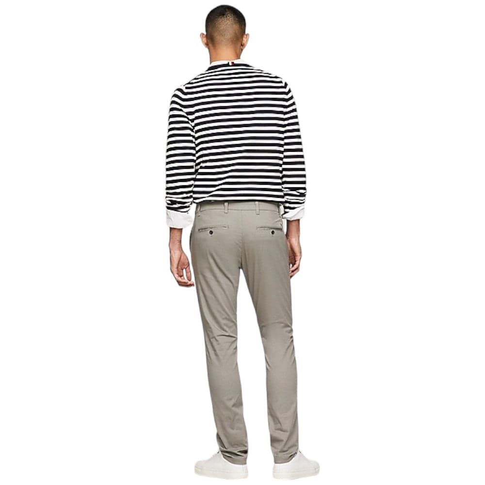 Tommy Hilfiger pantalone chino grigio Bleecker MW0MW33937 - 3