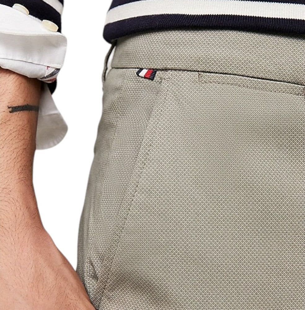 Tommy Hilfiger pantalone chino grigio Bleecker MW0MW33937 - 4