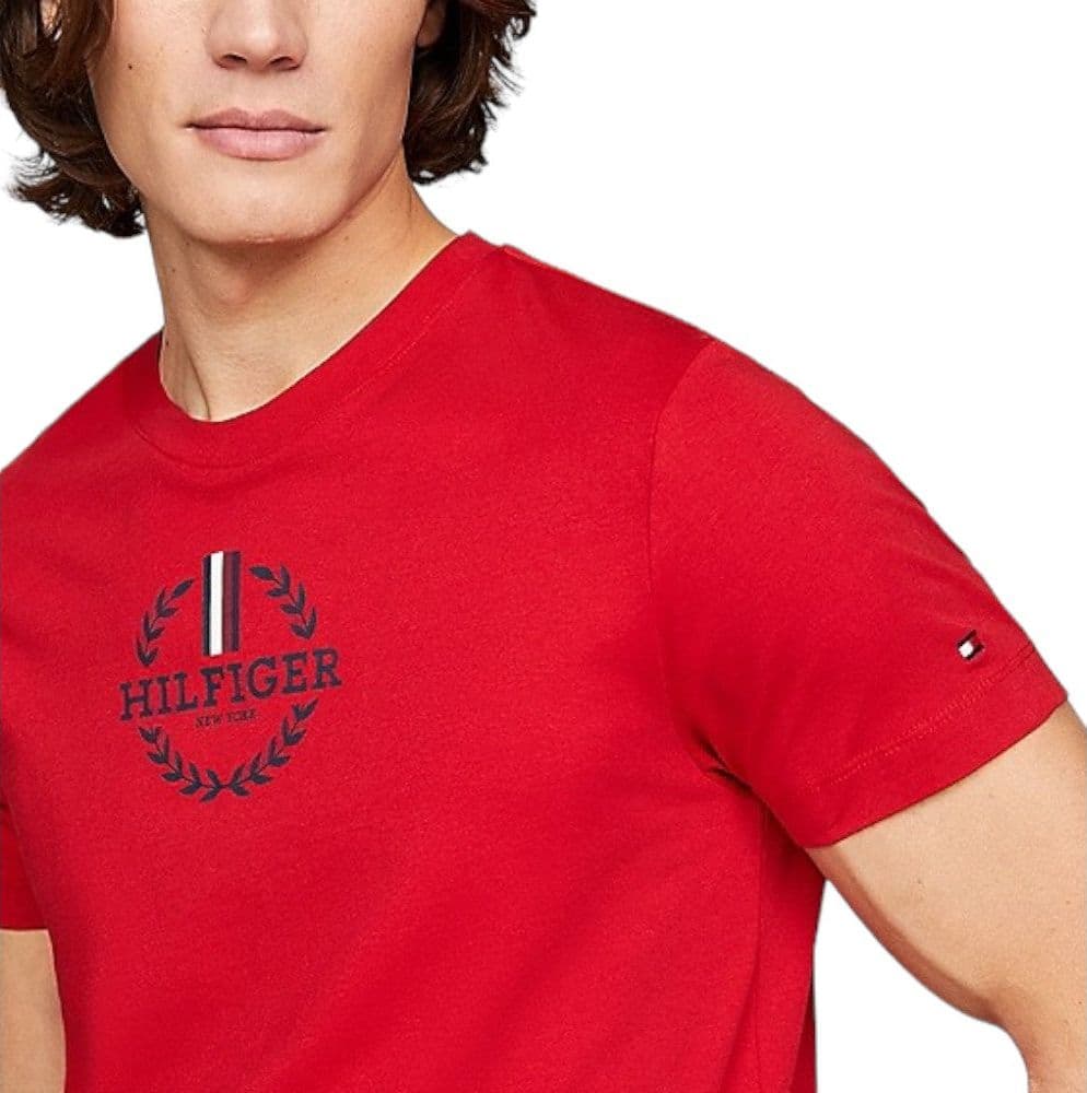 Tommy Hilfiger t-shirt rossa MW0MW34388 - 3