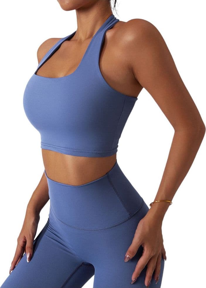 Sei G top blu traspirante fitness palestra SEIGS002 - 2