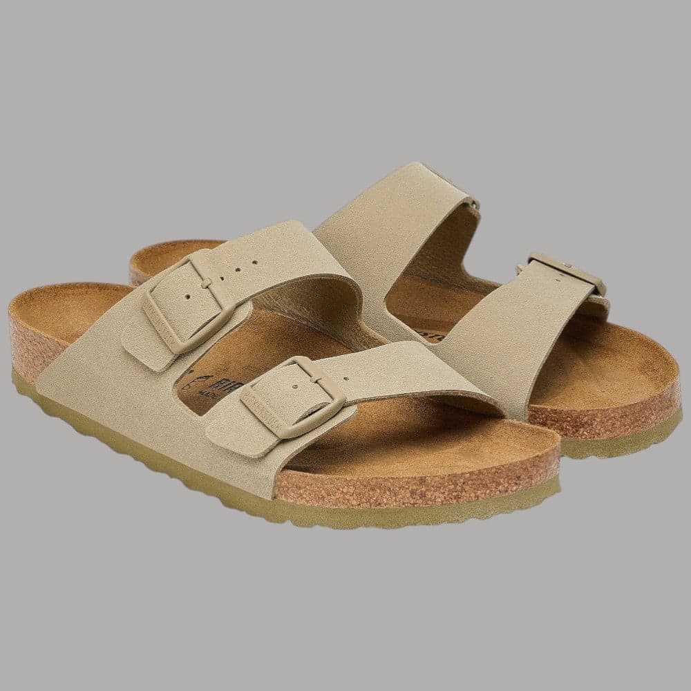 Birkenstock Ciabatte Arizona Narrow Fit Plantare Anatomico Suola EVA Khaki - 3