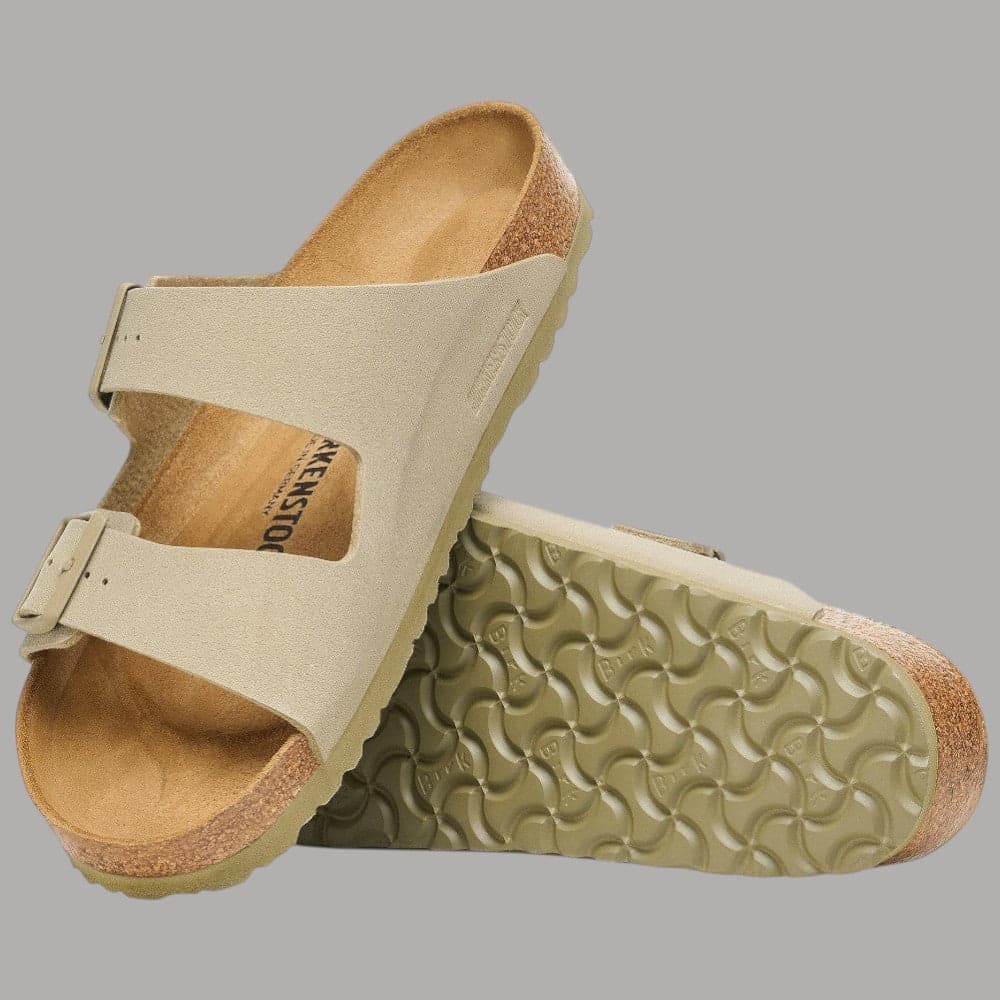Birkenstock Ciabatte Arizona Narrow Fit Plantare Anatomico Suola EVA Khaki - 5