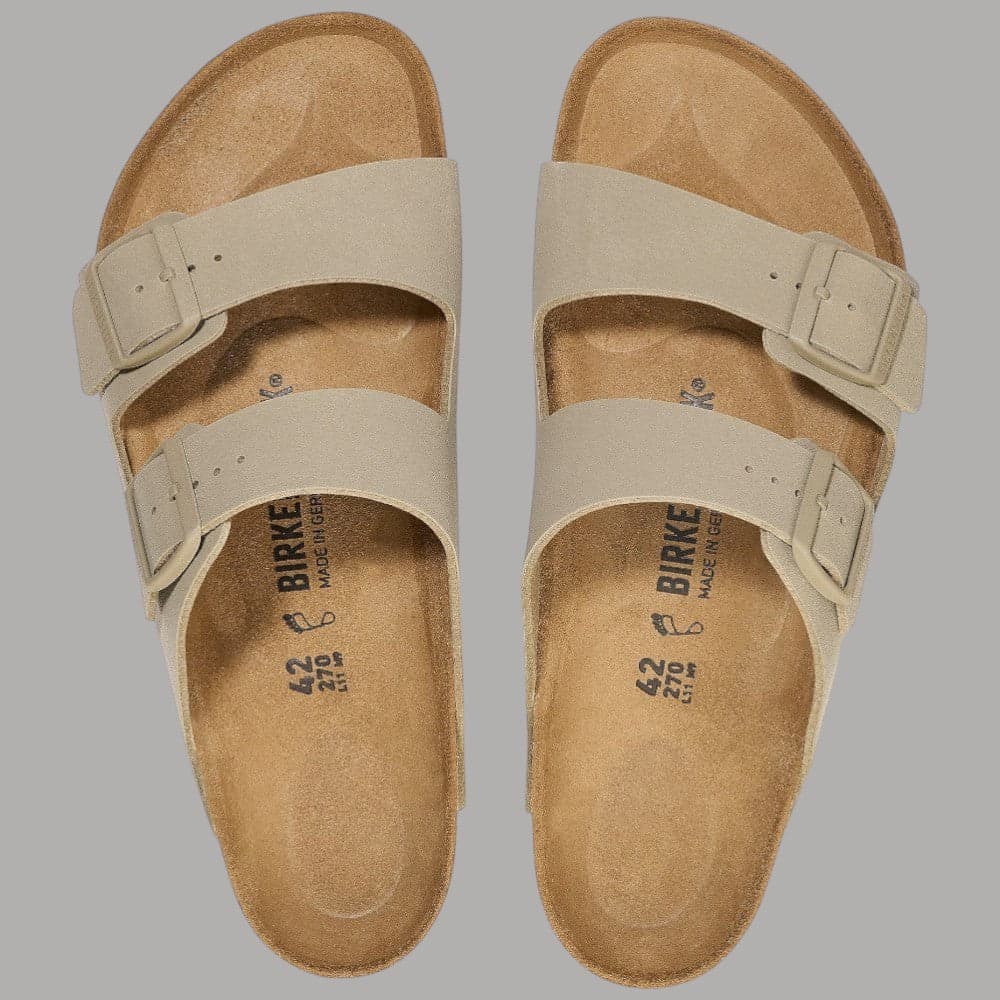 Birkenstock Ciabatte Arizona Narrow Fit Plantare Anatomico Suola EVA Khaki - 6