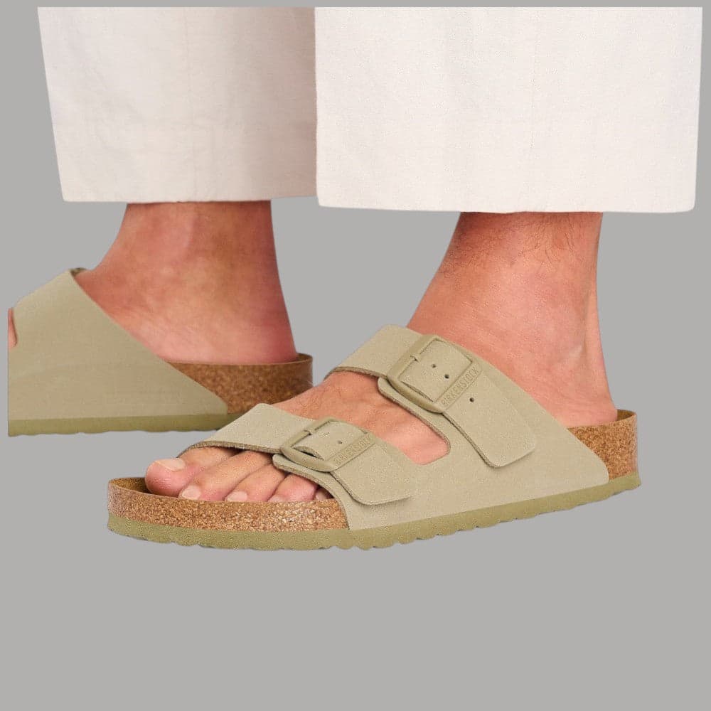 Birkenstock Ciabatte Arizona Narrow Fit Plantare Anatomico Suola EVA Khaki - 7