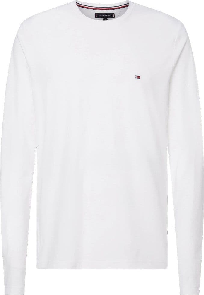Tommy Hilfiger t-shirt bianca manica lunga MW0MW10804