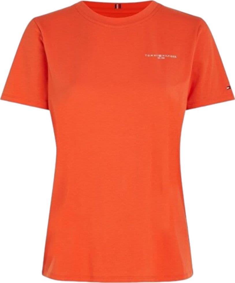 Tommy Hilfiger t-shirt arancio logo mini corp WW0WW37877