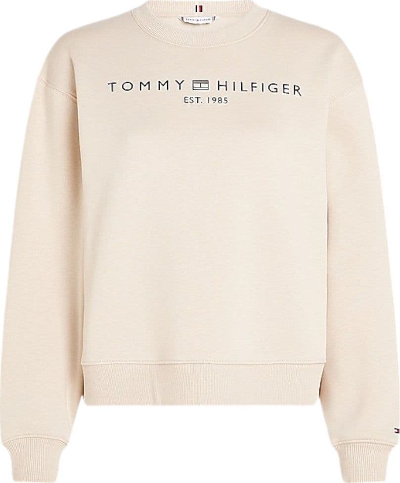Tommy Hilfiger donna felpa beige da donna WW0WW39791 - 5