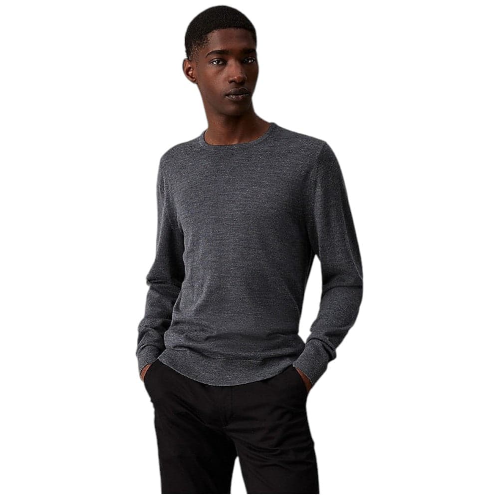 Calvin Klein maglioncino merino grigio K10K109474P4E - 5