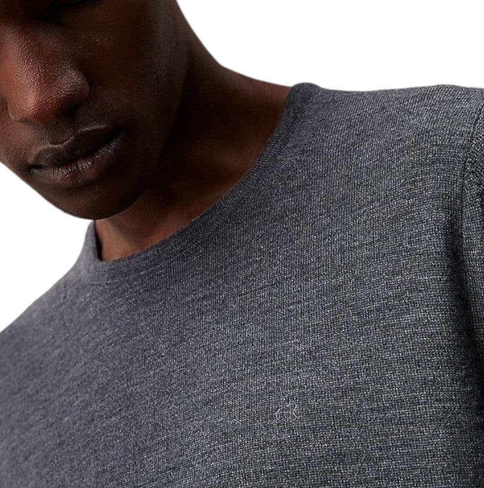 Calvin Klein maglioncino merino grigio K10K109474P4E - 2