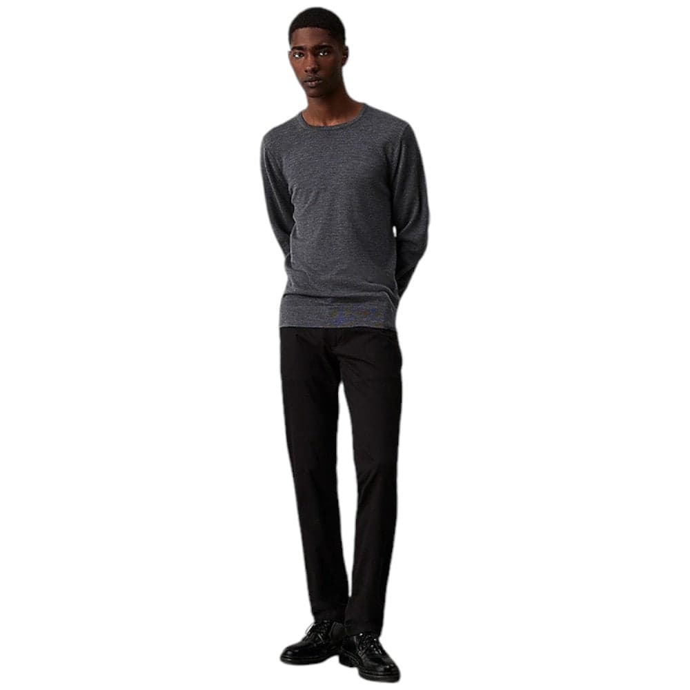 Calvin Klein maglioncino merino grigio K10K109474P4E - 4