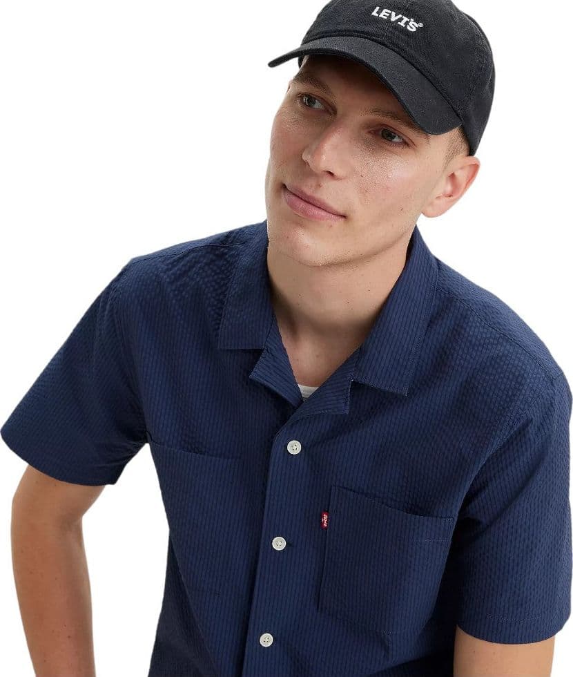 Levi's camicia blu mancia corta A8457-0001 - 2