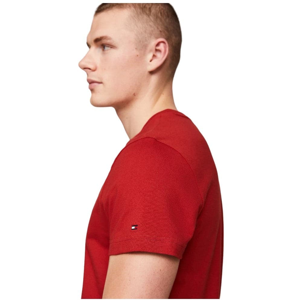 Tommy Hilfiger t-shirt dark magma logo ricamato MW0MW11797 - 3