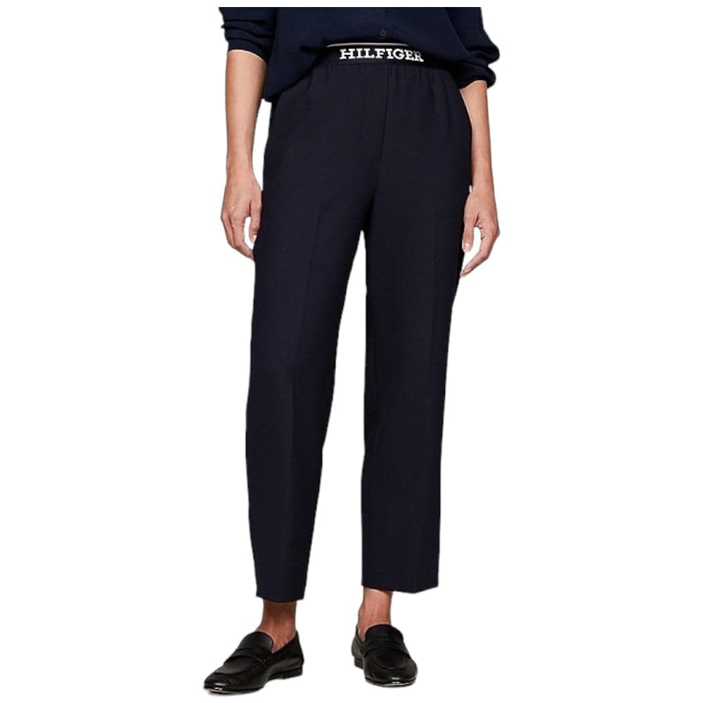 Tommy Hilfiger pantaloni slim blu con elastico WW0WW40502 - 6