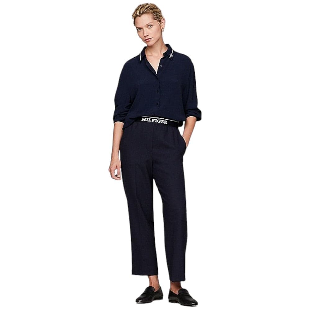 Tommy Hilfiger pantaloni slim blu con elastico WW0WW40502 - 2