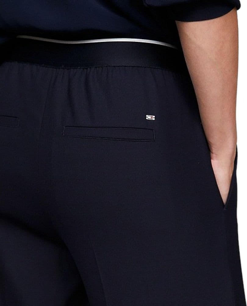 Tommy Hilfiger pantaloni slim blu con elastico WW0WW40502 - 4