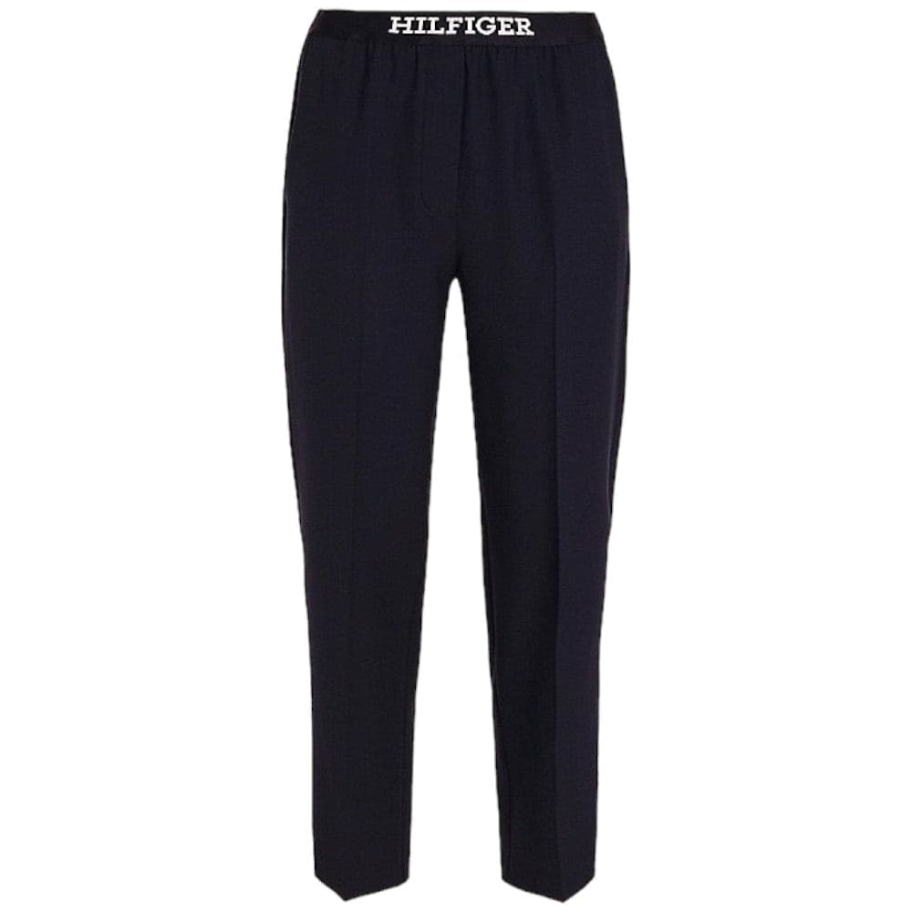 Tommy Hilfiger pantaloni slim blu con elastico WW0WW40502 - 5