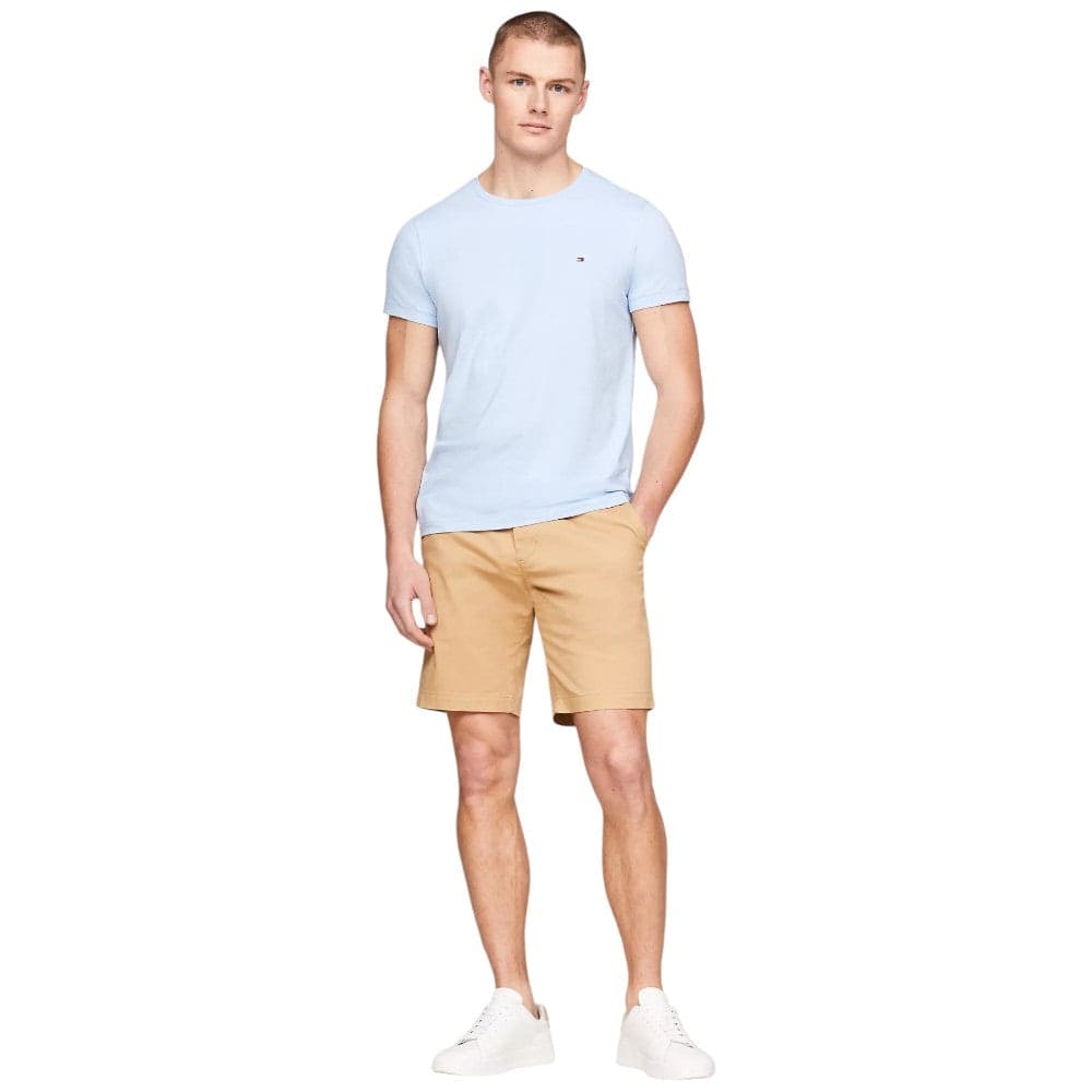 Tommy Hilfiger t-shirt slim celeste MW0MW10800 - 4