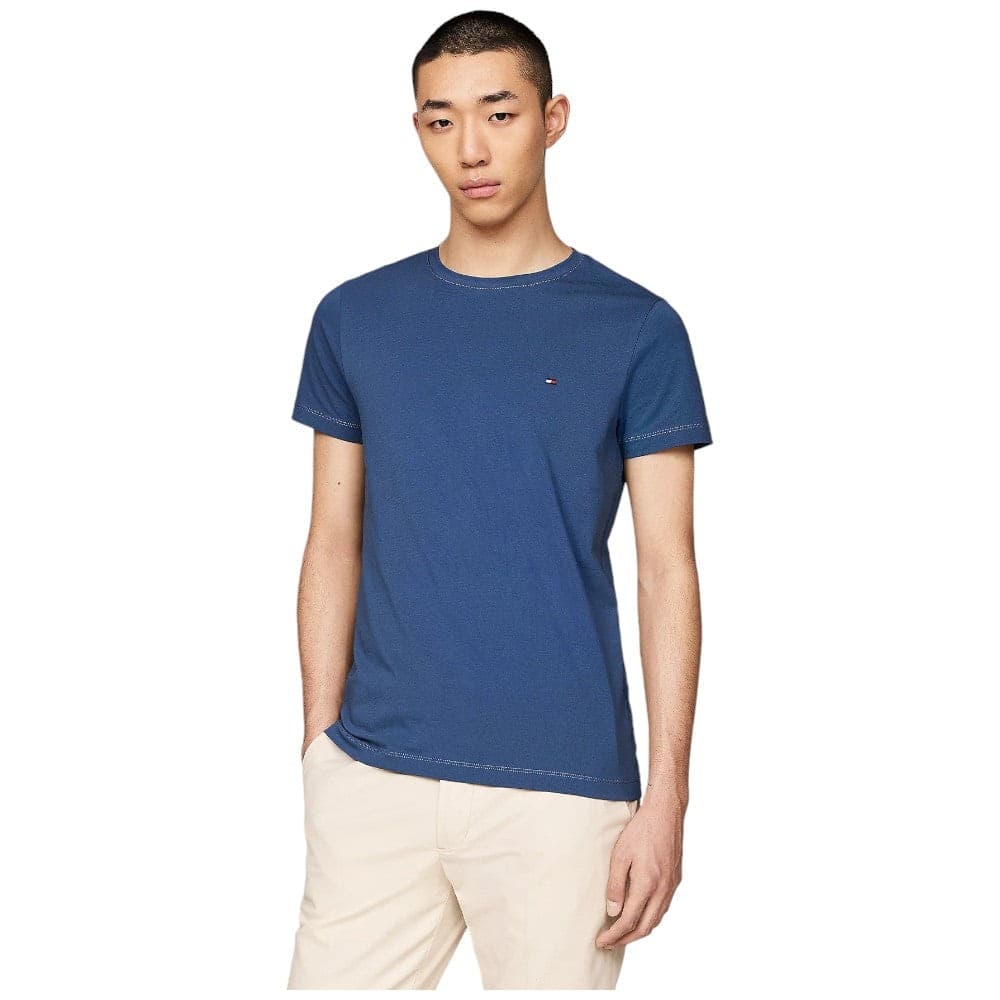 Tommy Hilfiger t-shirt slim blu avion MW0MW10800 - 2