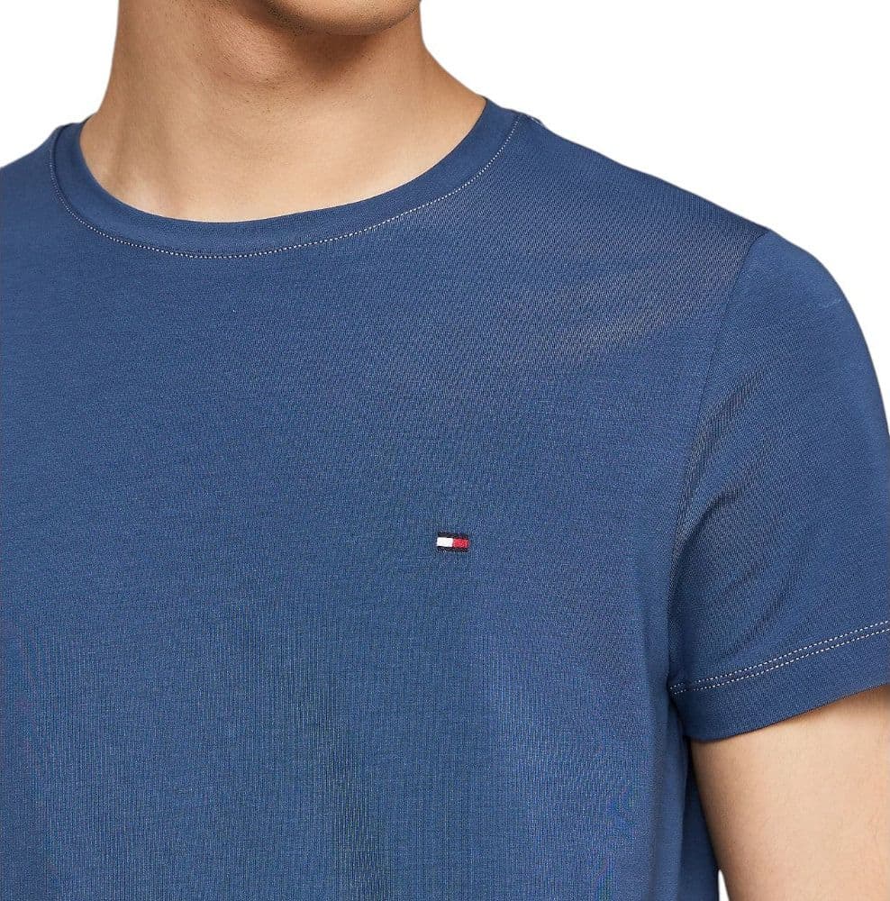 Tommy Hilfiger t-shirt slim blu avion MW0MW10800 - 3