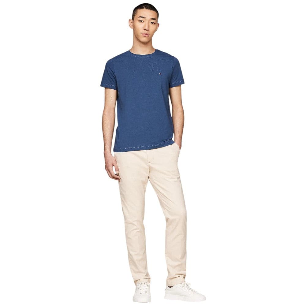 Tommy Hilfiger t-shirt slim blu avion MW0MW10800 - 4
