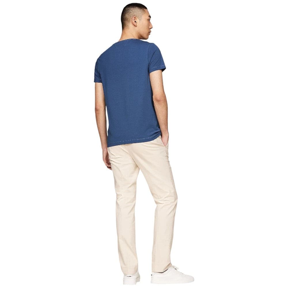 Tommy Hilfiger t-shirt slim blu avion MW0MW10800 - 5