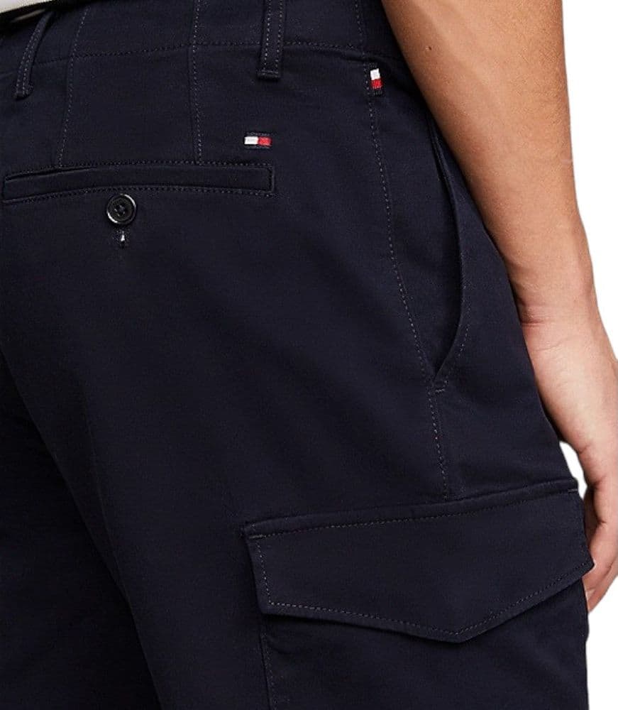 Tommy Hilfiger bermuda cargo blu Harlem MW0MW23573 - 3