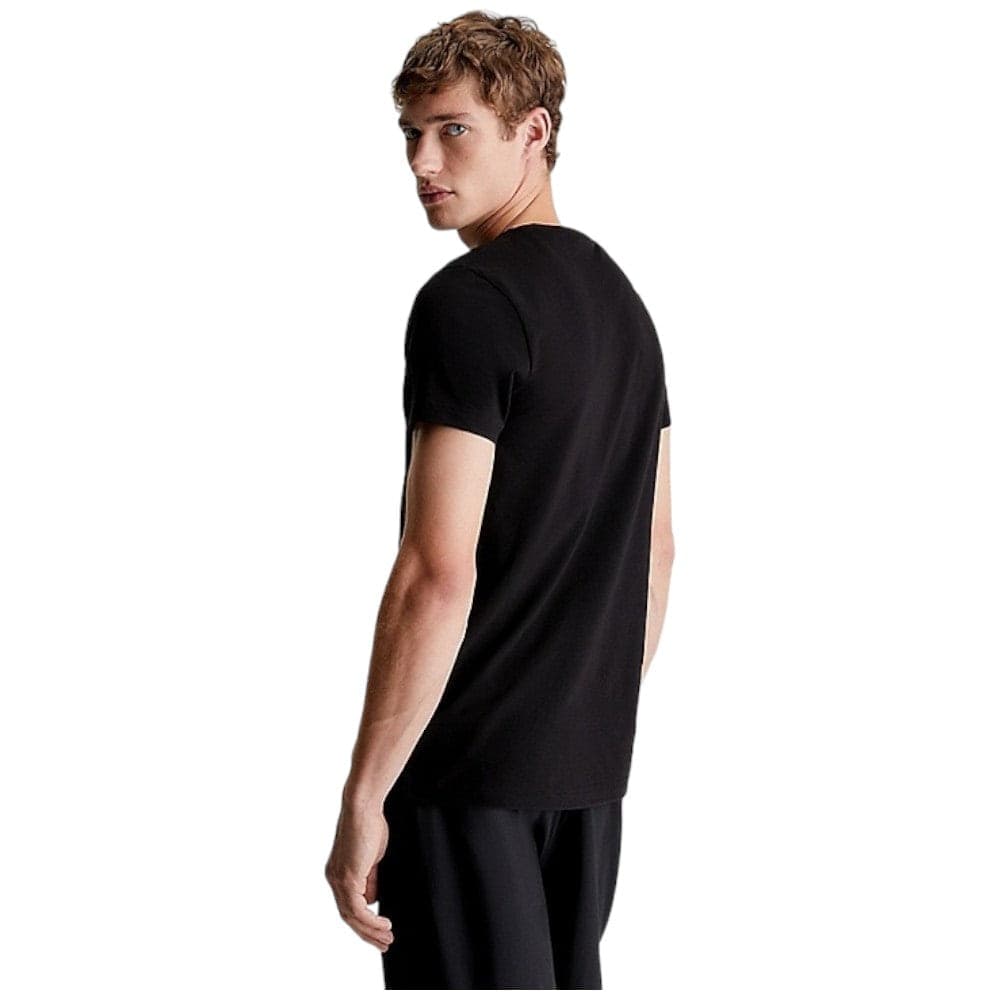 Calvin Klein t-shirt nera stretch slim fit K10K112724 - 2
