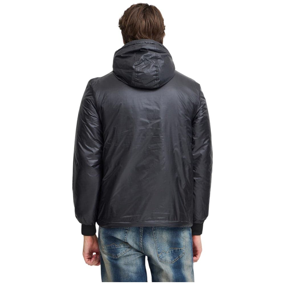 Blend giacca giubbino nero con cappuccio 20717228 - 6