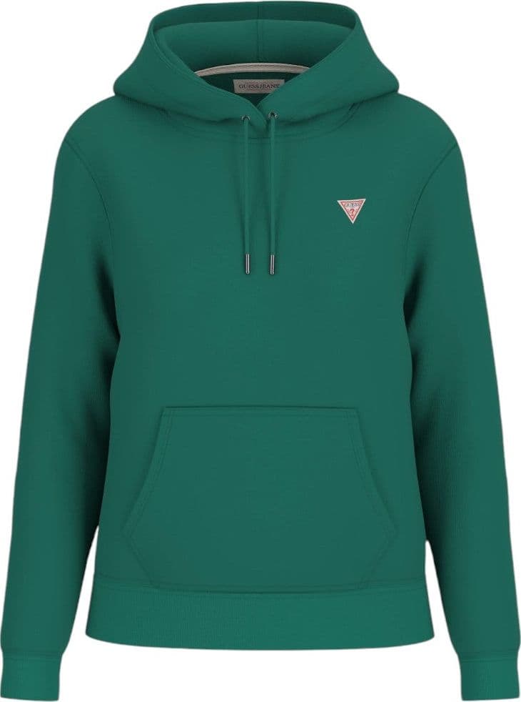Guess felpa verde cappuccio mini logo W4YQ04KC811G8ET - 5