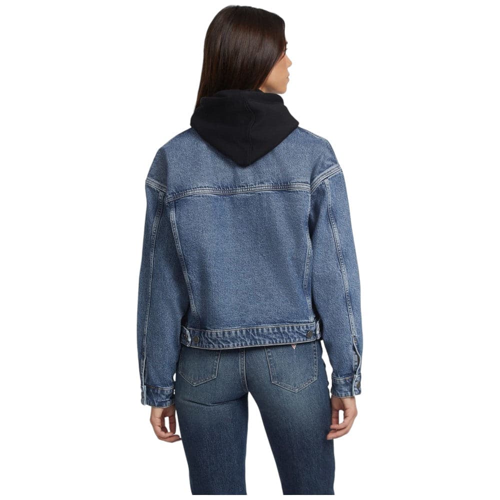 Guess Jeans giubbino jeans oversize trucker W4YN56D5CC3M3DW - 5