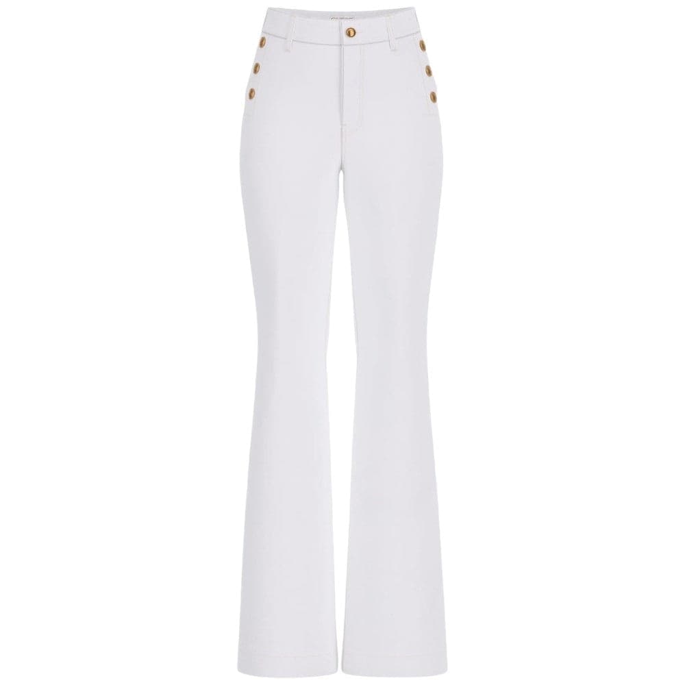 Guess pantalone svasato bianco New Faye W4BA0P WFQYB G012