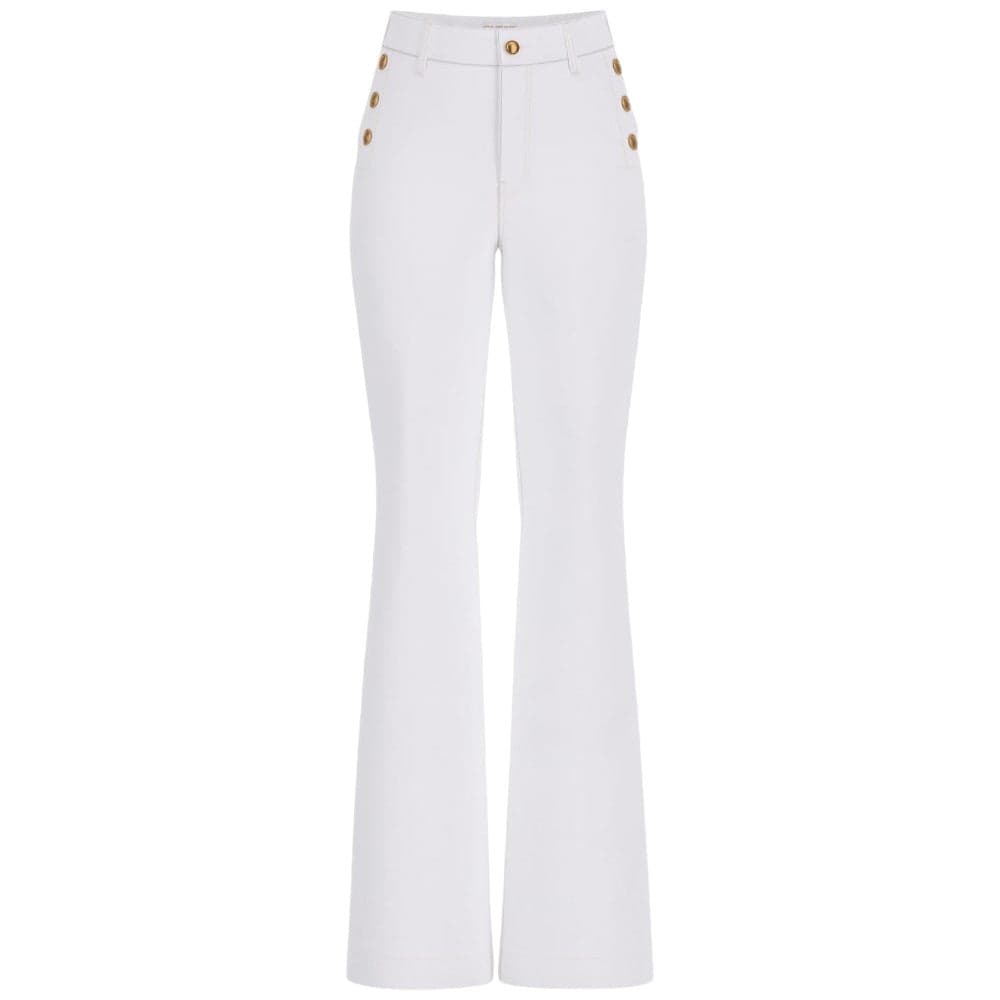Guess pantalone svasato bianco New Faye W4BA0P WFQYB G012 - 3